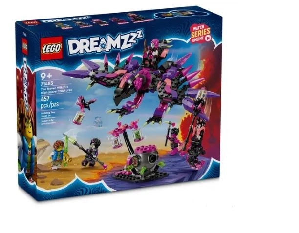 LEGO DREAMZzz 71483 Nikdyčarodějnice a její stvoření z noční můry