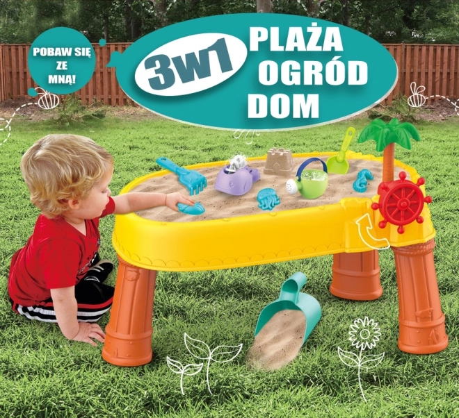 Woopie Stůl s vodou 2v1 Pirátská loď