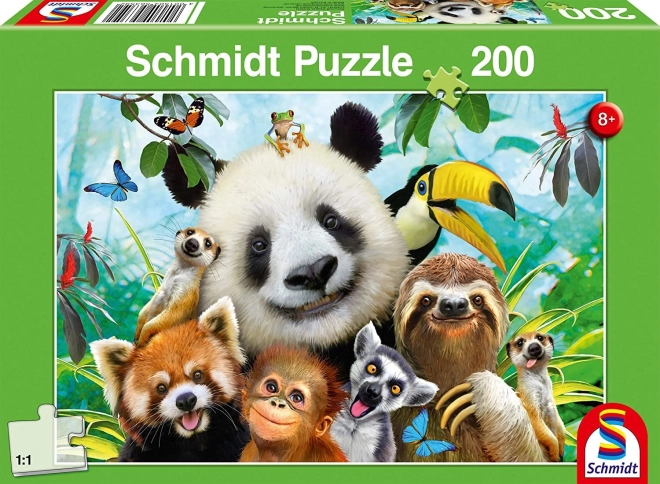 Puzzle zvířecí zábava 200 dílků