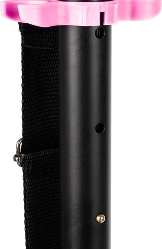Skládací městská koloběžka pro děti s velkými koly (200 mm) – růžová