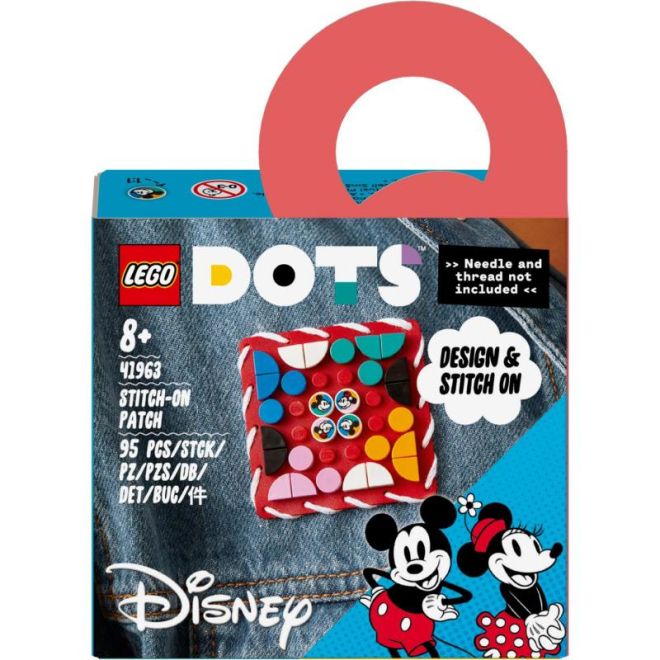LEGO Dots 41963 Nášivka Myšák Mickey a Myška Minnie