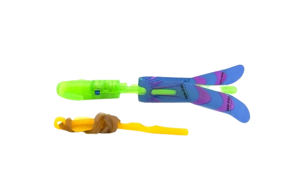 Vystřelovací vrtulka se světelnými efekty - 16 cm