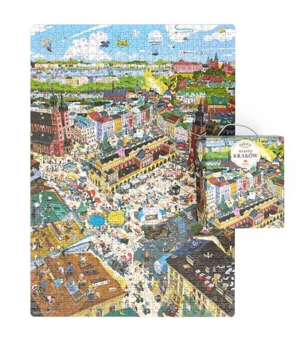 Puzzle Puzzlove Město Krakov 1000 prvků