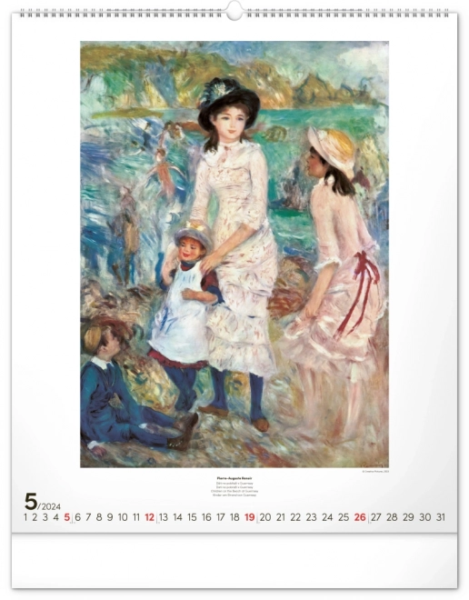 Nástěnný kalendář Impresionismus 2024, 48 × 56 cm