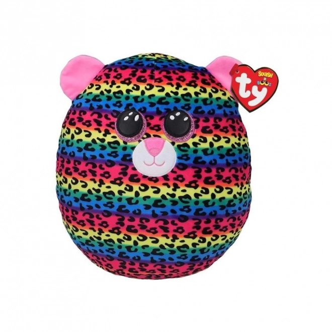 TY Maskot Polštář Leopard pestrobarevný Dotty 22 cm