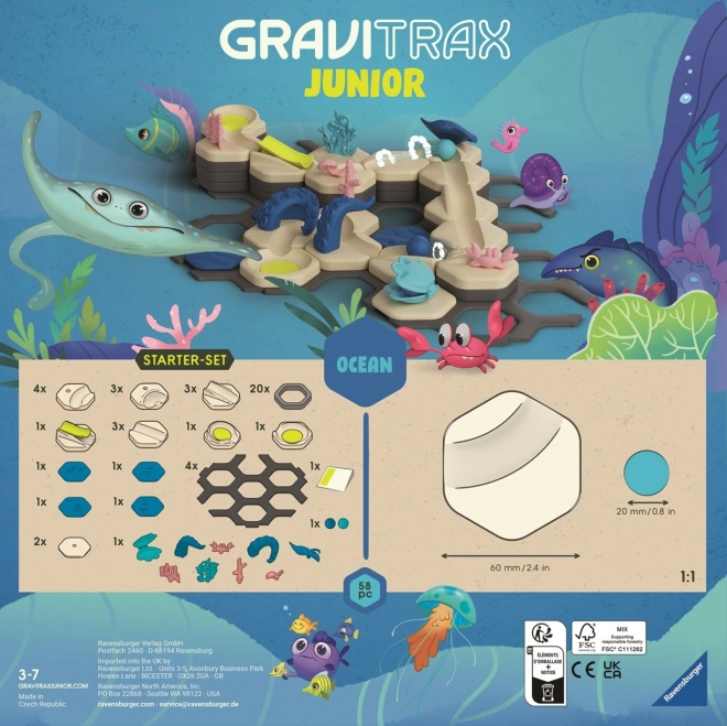 Ravensburger GraviTrax Junior Startovní Sada Oceán