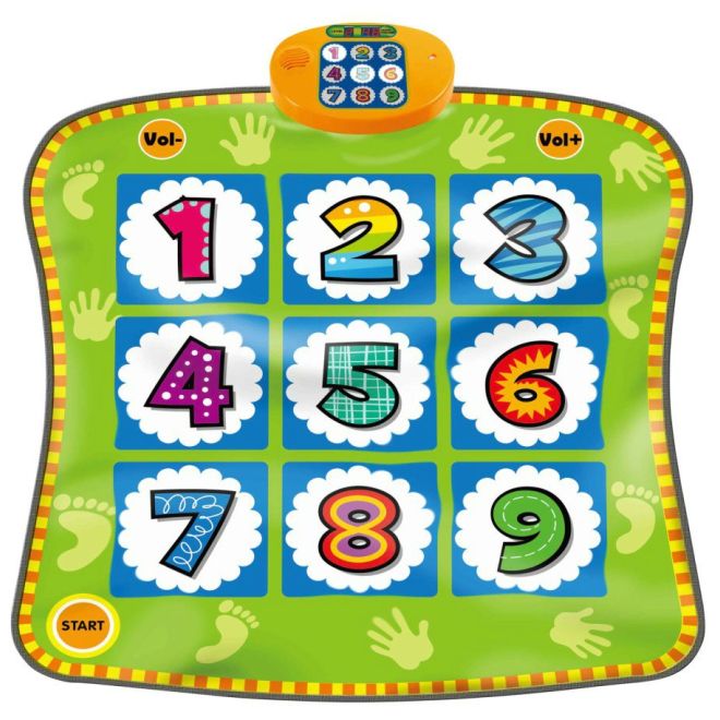 "Numbers" dexterity mat for children 3+ Balanční hra Hands Feet (Ruce a nohy)