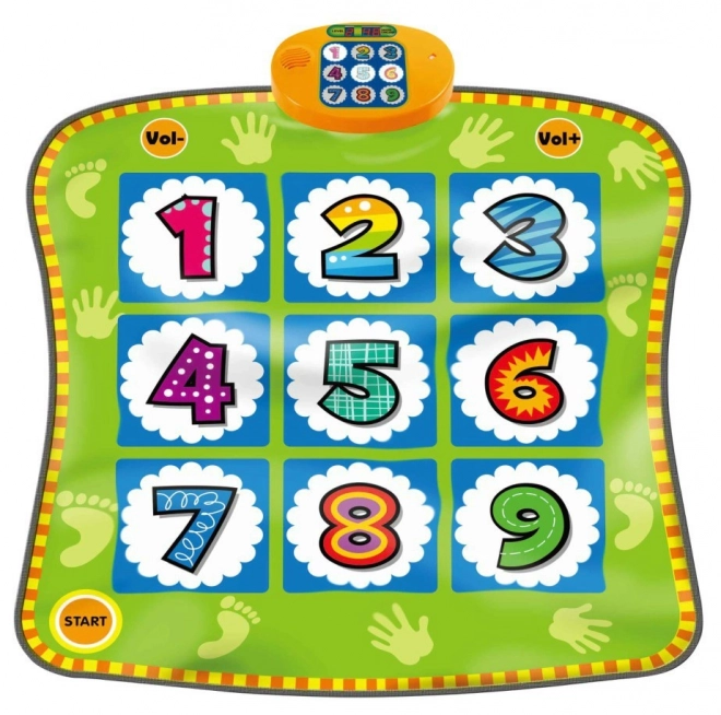 "Numbers" dexterity mat for children 3+ Balanční hra Hands Feet (Ruce a nohy)