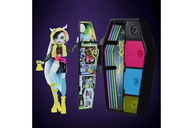 Monster High Skullimate secrets panenka neon - Frankie HNF79