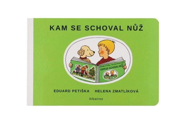 Knížka Kam se schoval nůž CZ text 24x16cm