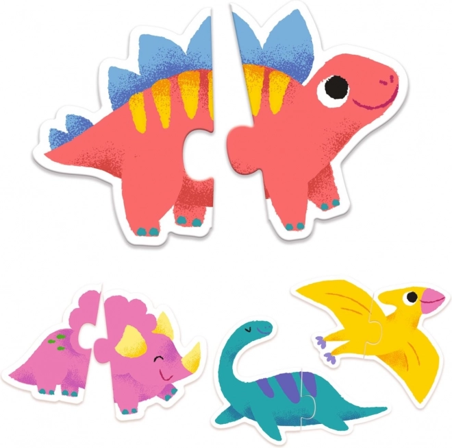 Puzzle duo dinosauři