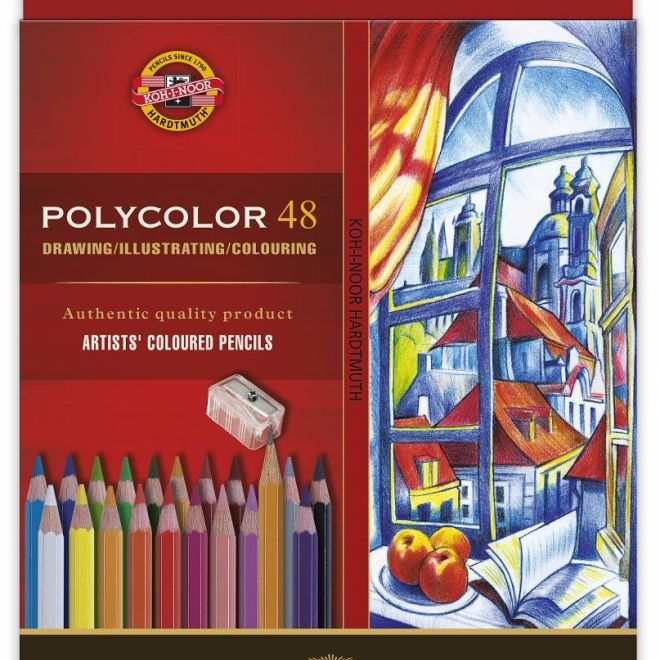 KOH-I-NOOR Umělecké pastelky Polycolor 3836 - 48 ks