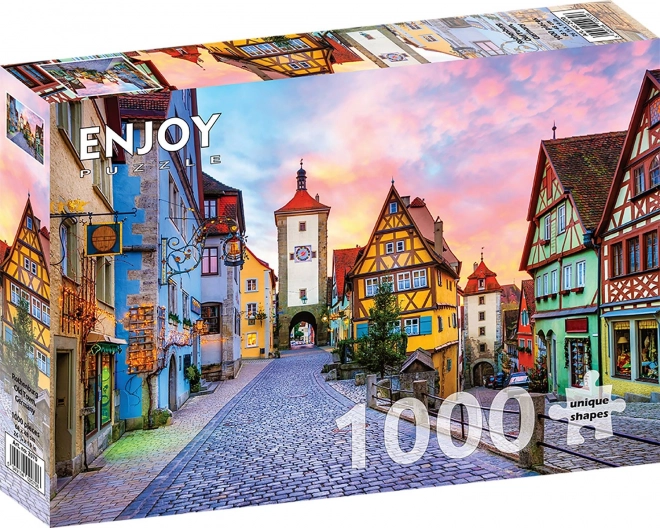 Puzzle Staré město Rothenburg Německo