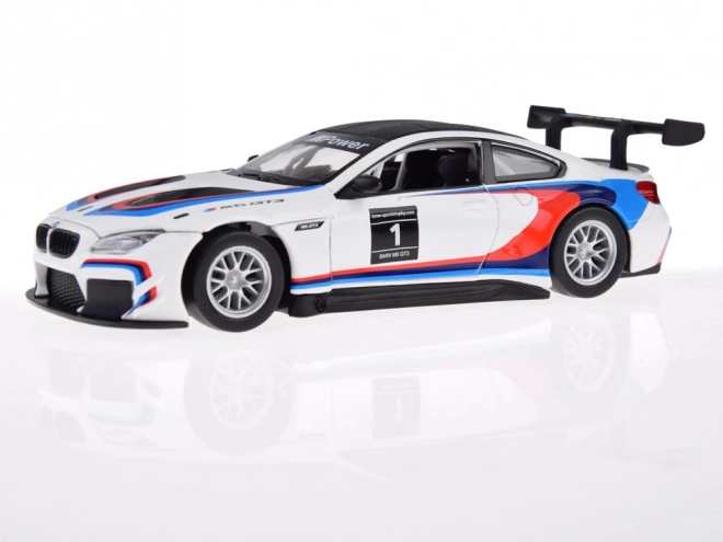 Kovový model auta BMW M6 GT3 1:32 se světlem a zvuky