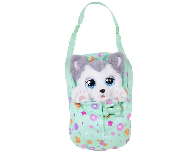 Interaktivní maskot Psytulaski, pes Husky