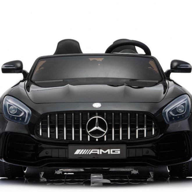 Mercedes-Benz GT R pro děti Lak černá + 4x4 + Ventilace + Dálkové ovládání + EVA + MP3 LED