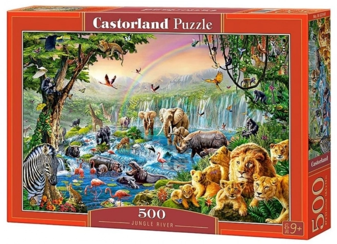 Puzzle Džungle Řeka 500 dílků