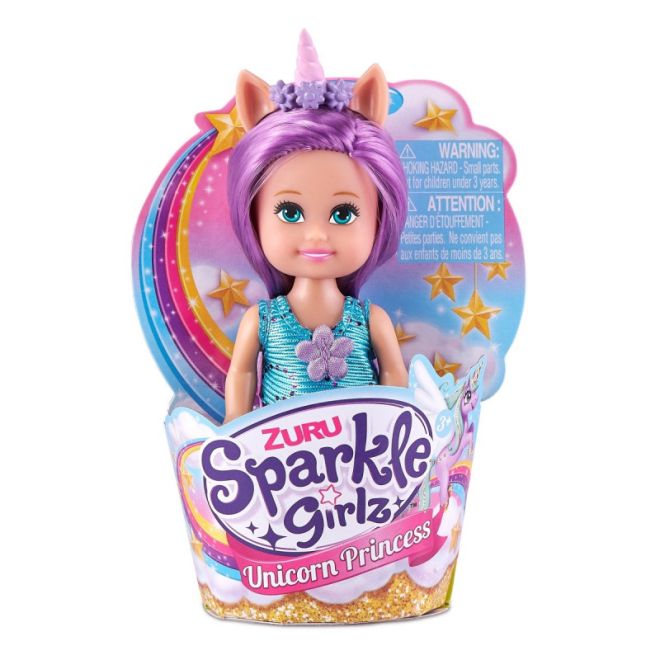 4,7palcová panenka Princess Unicorn Cupcake 48 kusů