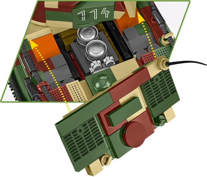 Model tanku Tiger I z 870 kostek