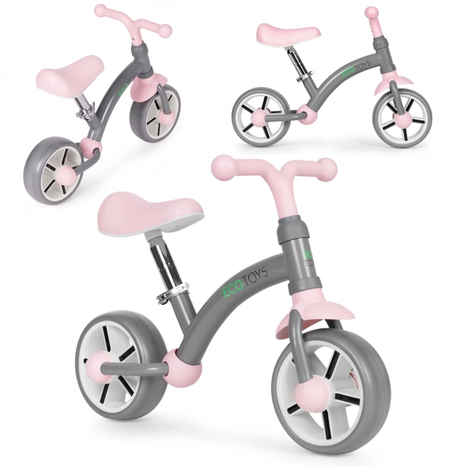 Dětský odrážedlo ECOTOYS s nastavitelným sedlem