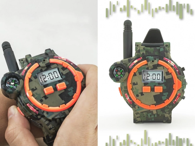 Vojenské hodinky Walkie Talkie pro děti