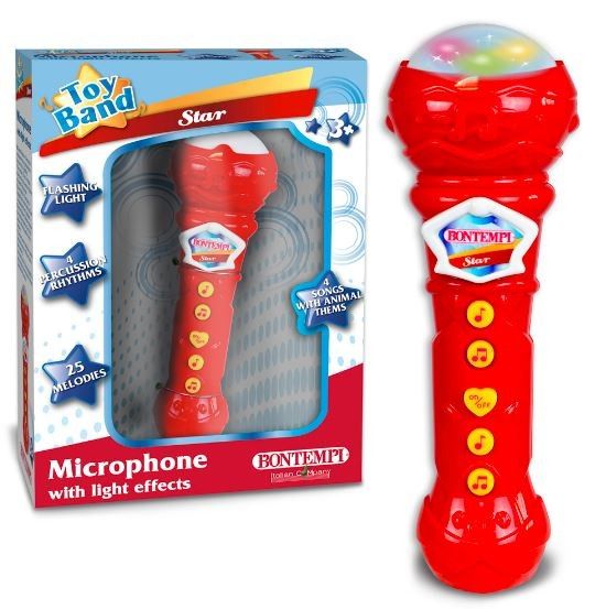 Karaoke mikrofon se světelnými efekty