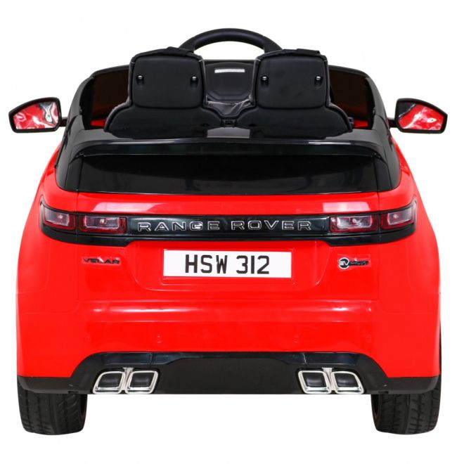 Range Rover Velar baterie červená + dálkové ovládání + EVA + pomalý start + MP3 LED