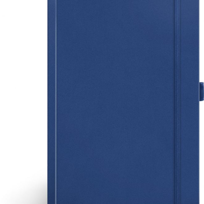 Notes Tmavě modrý, linkovaný, 13 × 21 cm