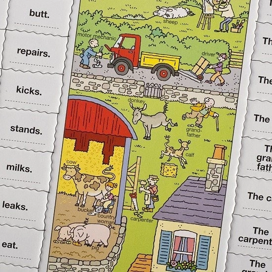 Larsen puzzle Angličtina 7: Na venkově