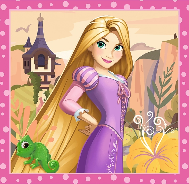 TREFL Puzzle Disney princezny: Vaina, Locika a Sněhurka 3v1 (20,36,50 dílků)