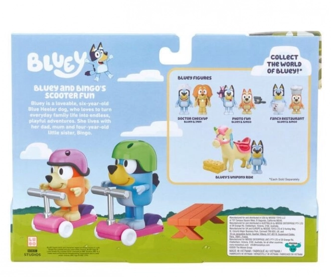 Sada pro jízdu na koloběžce Bluey