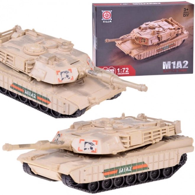 Stavebnice americký tank Abrams M1A2 v měřítku 1:72