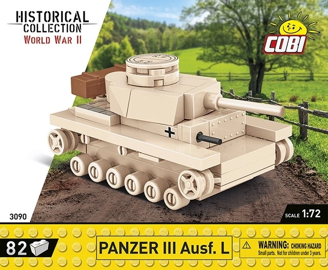 COBI 3090 II WW Panzer III Ausf L, 1:72, 82 k