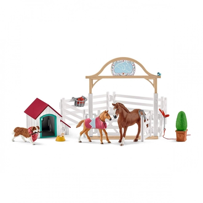 SCHLEICH horse Club® 42458 Hostující koně s fenkou Ruby