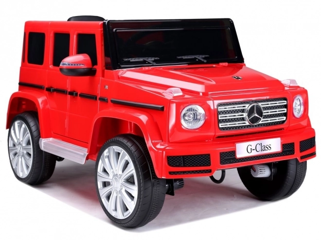 Mercedes G500 baterie auto červená