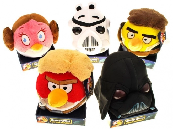 Angry Birds Star Wars plyšová hračka Darth Vader