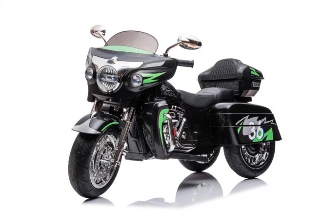 Tříkolový motocykl Goldwing na baterie Black