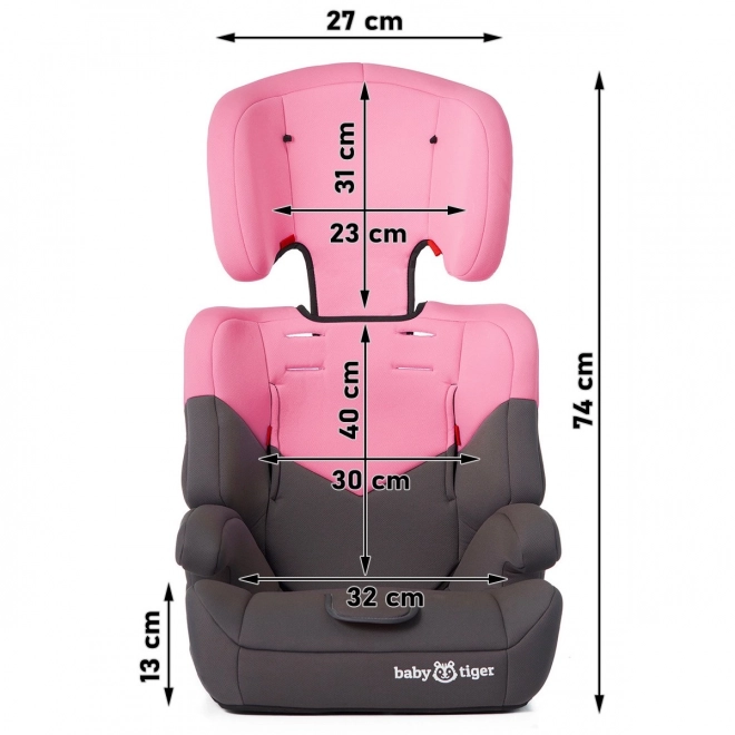 Autosedačka 9-36 kg Mali Pink