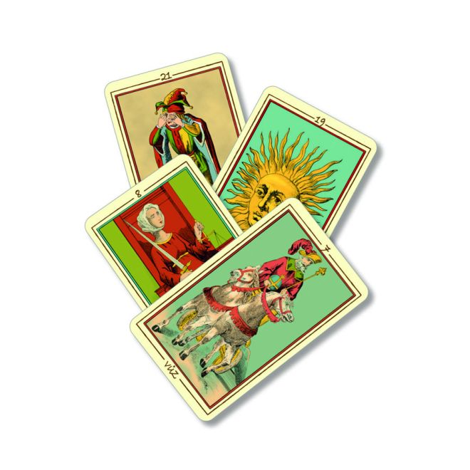 Slunečná - Luxusní věštecké karty