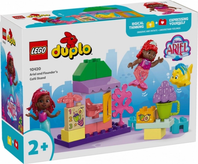 LEGO DUPLO Disney 10420 Ariel a Šupinka – stánek s kávou