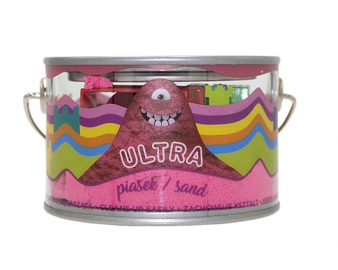 UltraSand plechovka 200g 5 forem růžové Castle formy