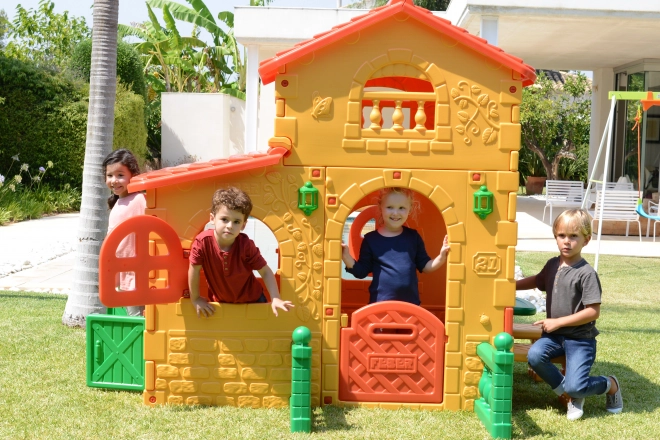 Zahradní domek Super Villa se stolkem a židlemi