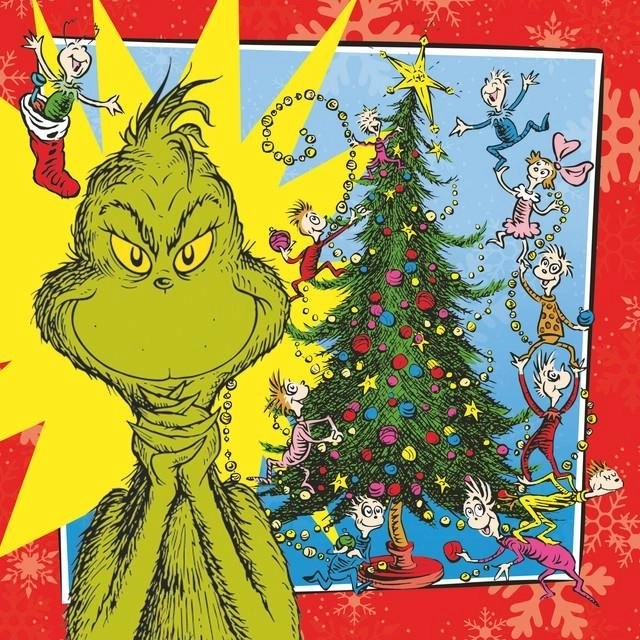 RAVENSBURGER Puzzle Grinch 3x49 dílků