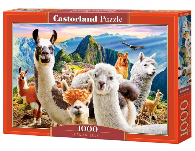 Puzzle Llamas Selfie 1000 dílků