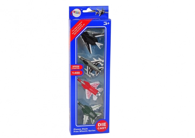 Letadla Jets Set 1:400 4 kusy