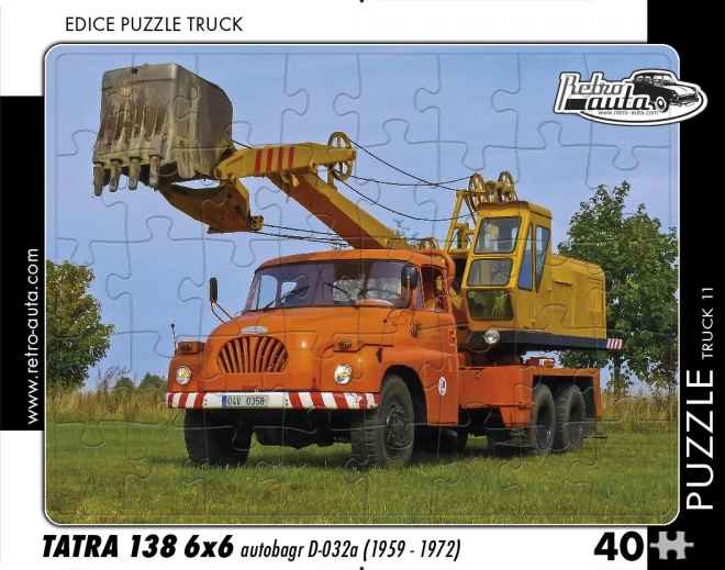 Retro puzzle Tatra 138 6x6 autobagr