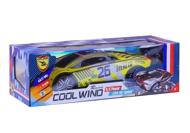 Dálkově ovládané sportovní auto Pilot R/C Yellow