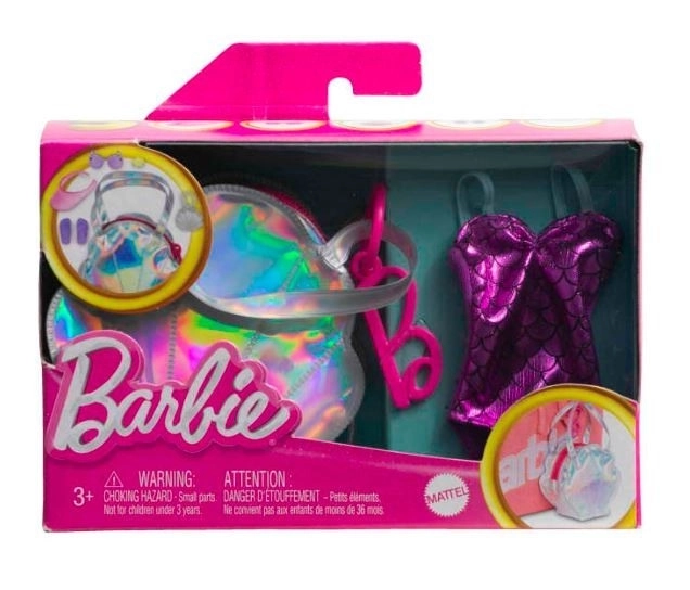 Módní set BARBIE premium, fialový kostým