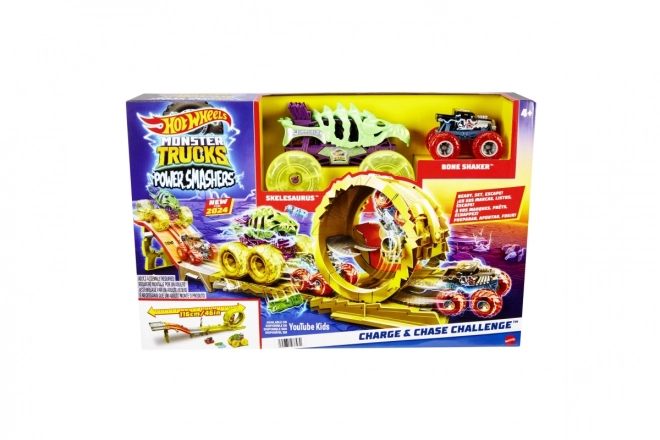 Hot Wheels Monster trucks power smashers dráha masivní destrukce