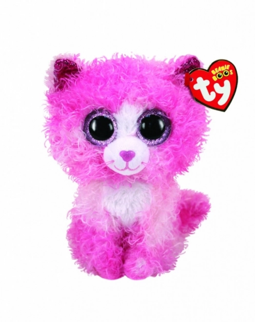 TY Beanie Boos Růžová kočka Reagan maskot 15 cm
